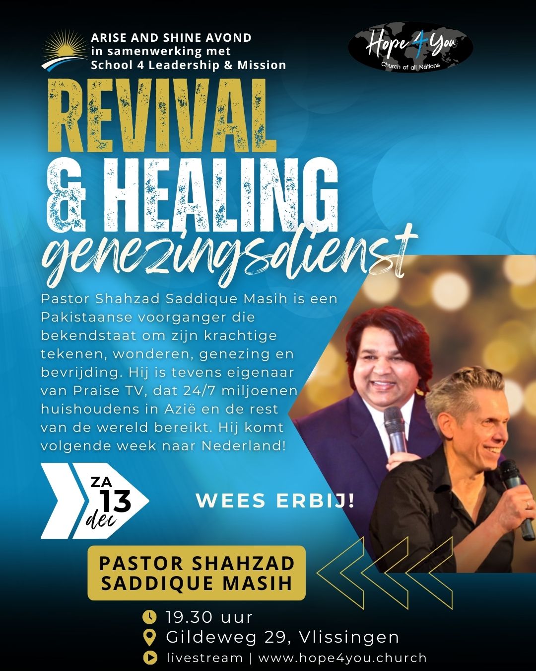 Arise and Shine met pastor Shahzad