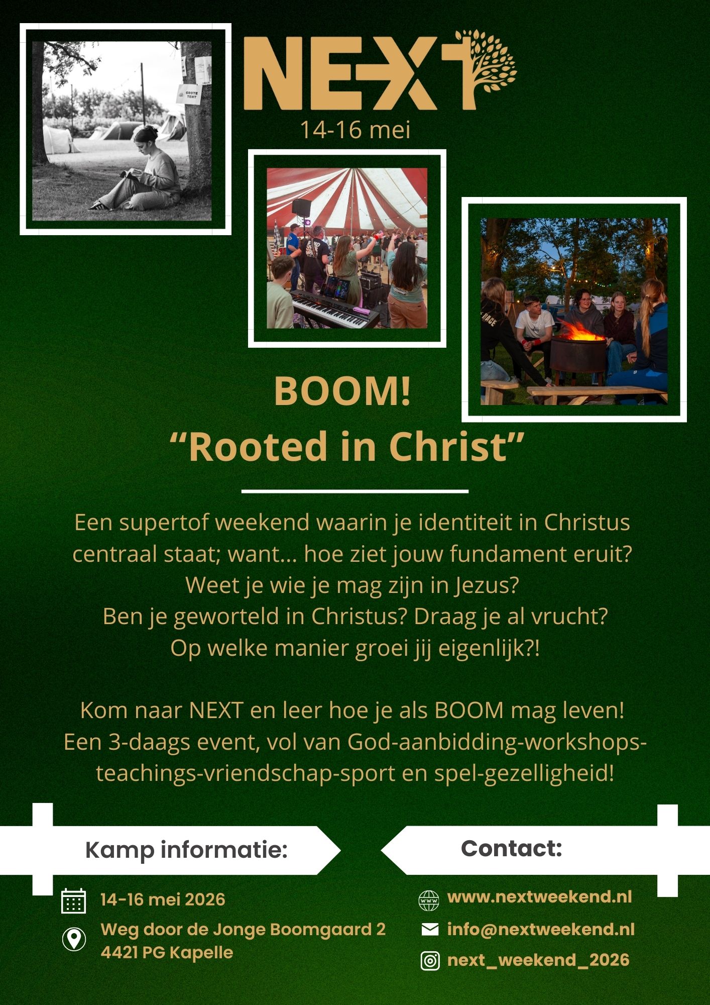 Nextweekend voor jongeren!